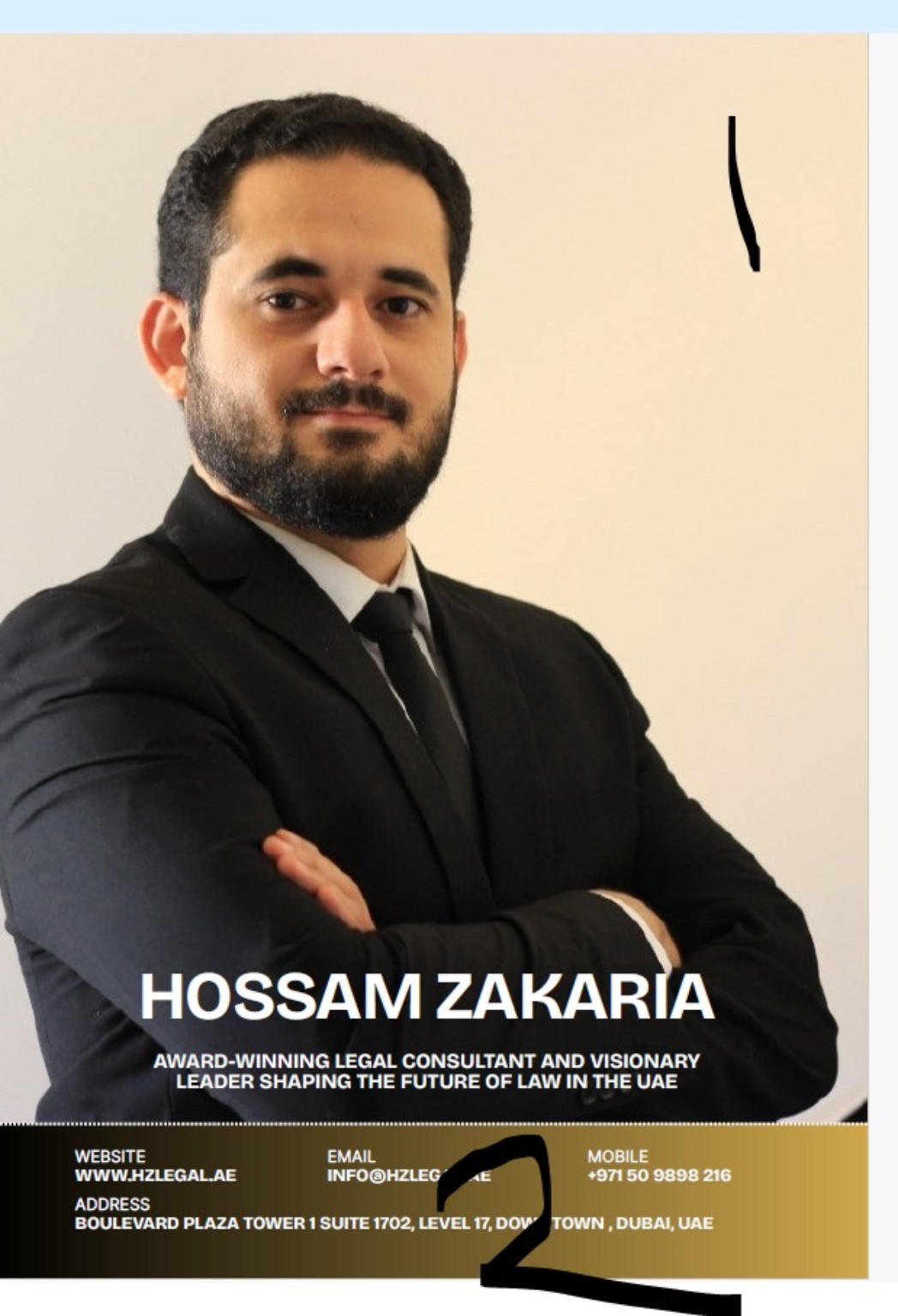 Hossam Zakaria, founder and principal legal consultant